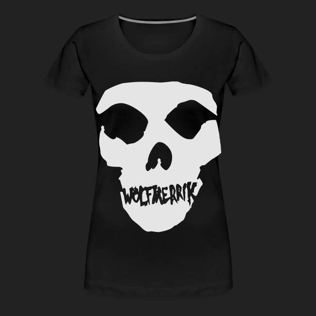Wolfmerrik Skull Logo Design Product Women's Shirt