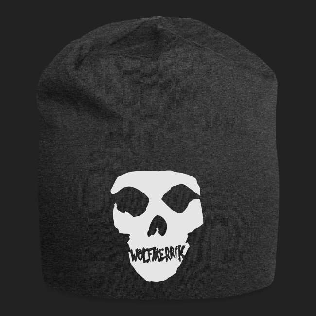 Wolfmerrik Skull Logo Design Product Beanie